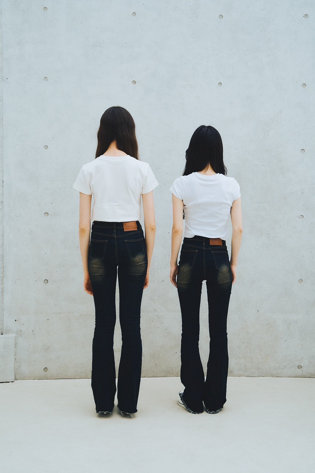 Highwaist flare denim