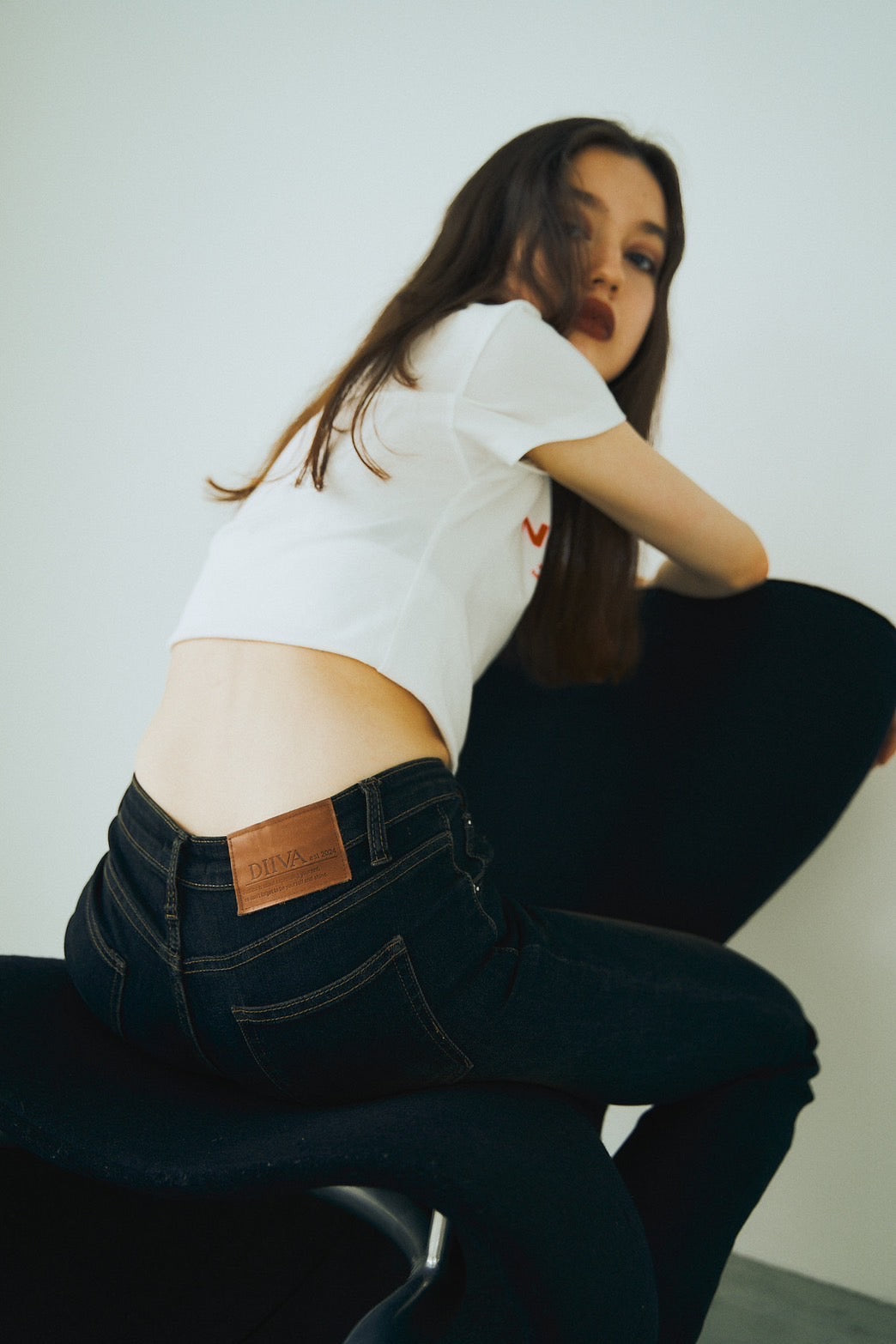 Highwaist flare denim