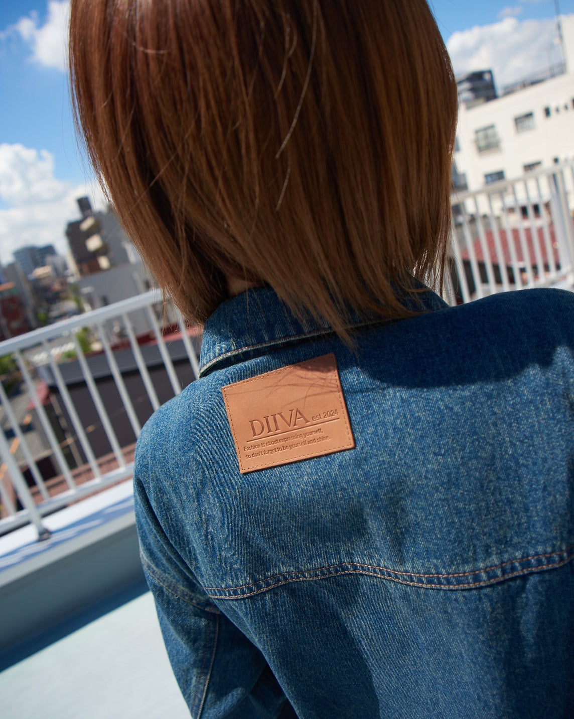BLUE DENIM SET UP / jacket