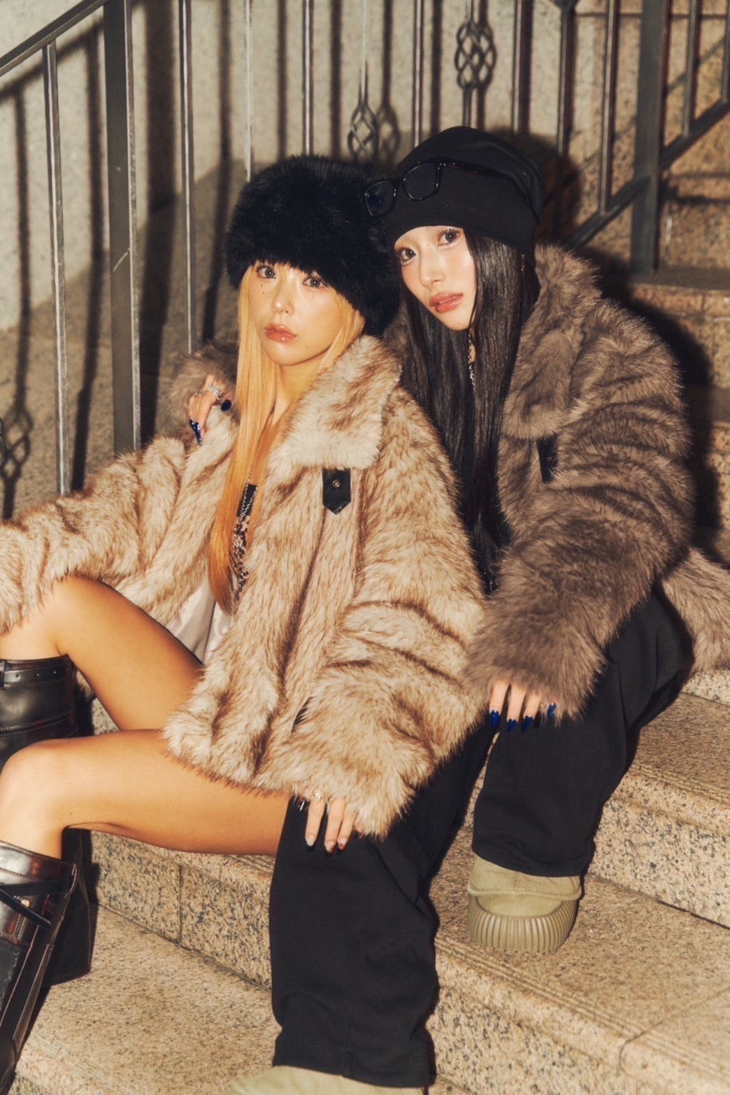 FAUX FUR COAT