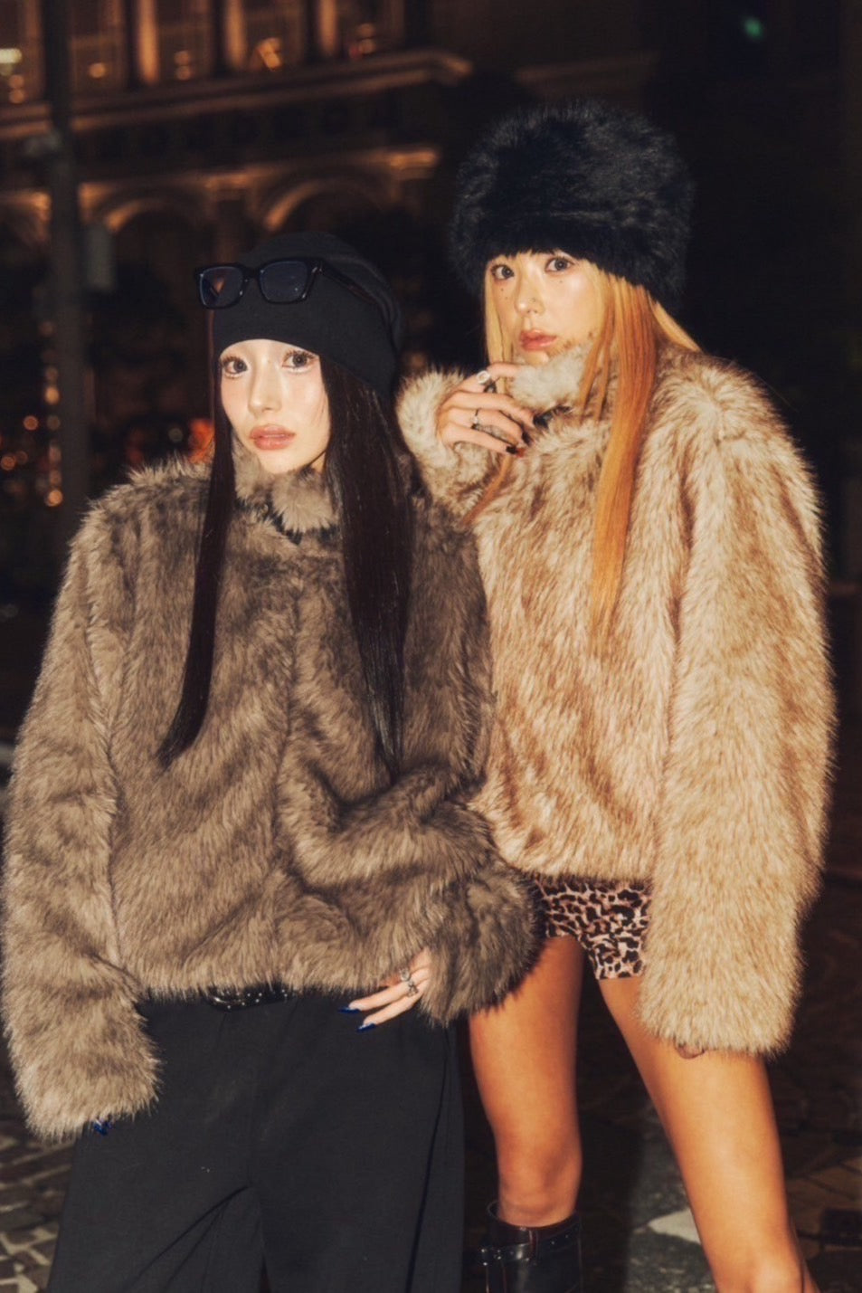 FAUX FUR COAT