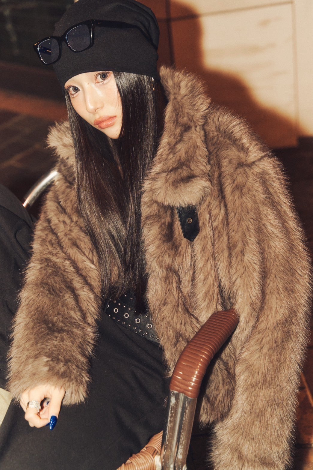FAUX FUR COAT