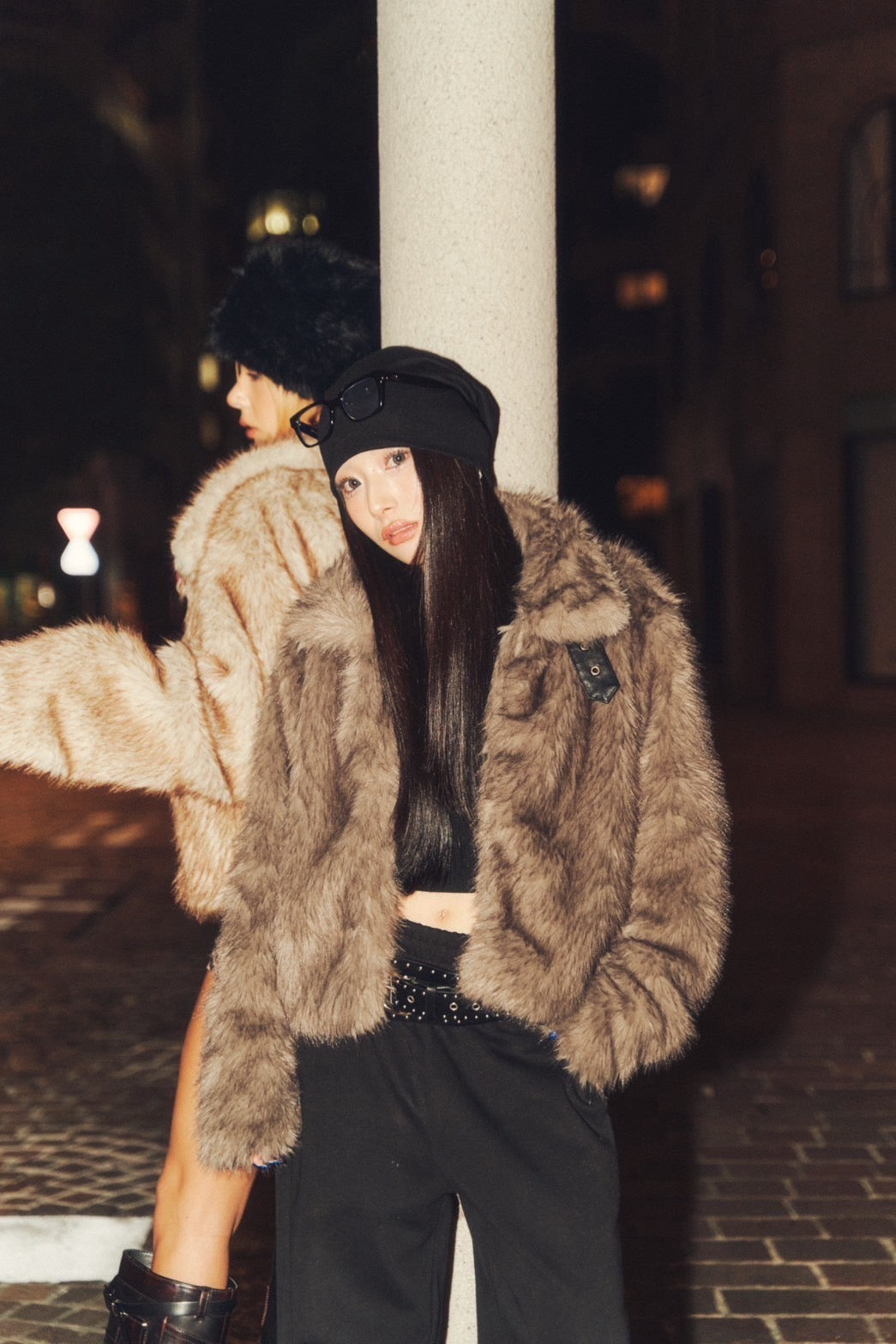 FAUX FUR COAT