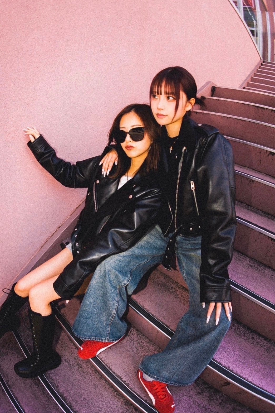 FAKE LEATHER JACKET