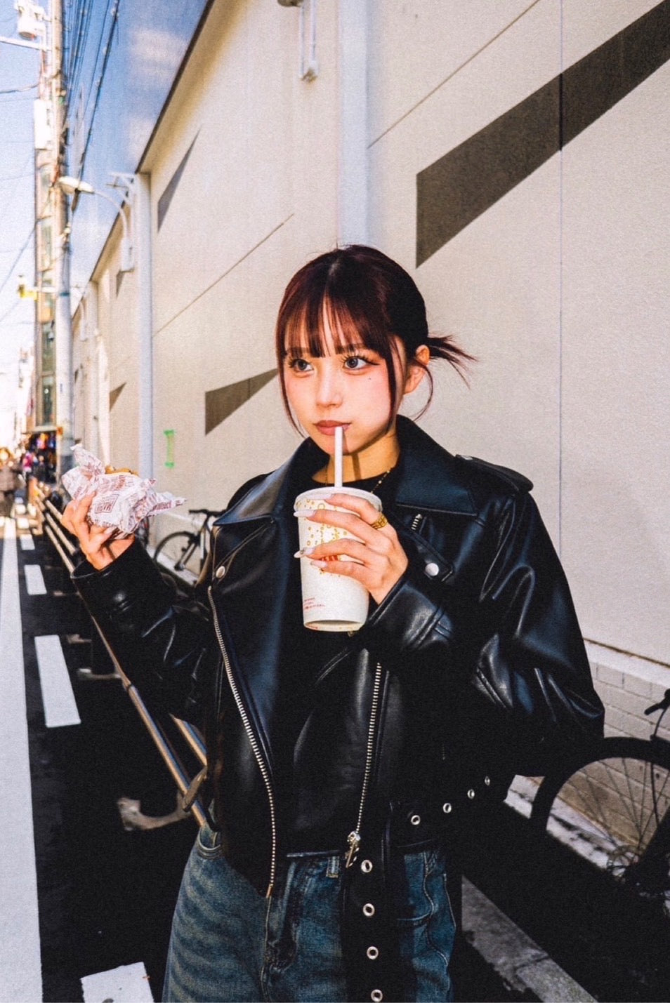 FAKE LEATHER JACKET