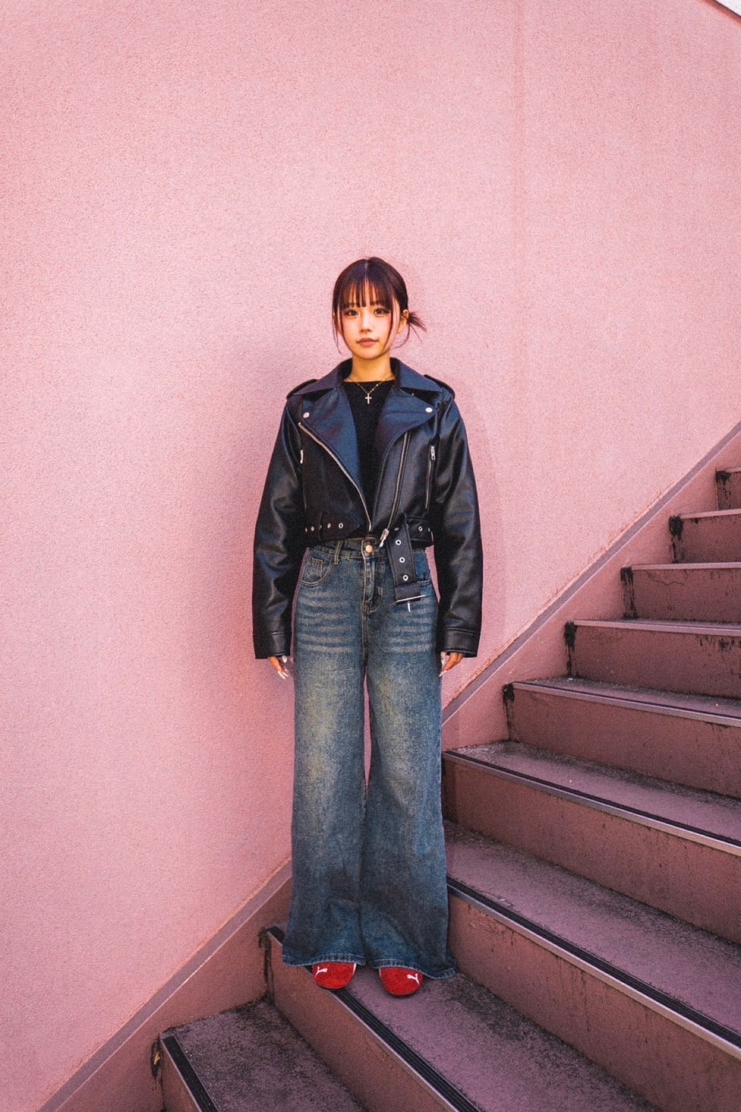 FAKE LEATHER JACKET