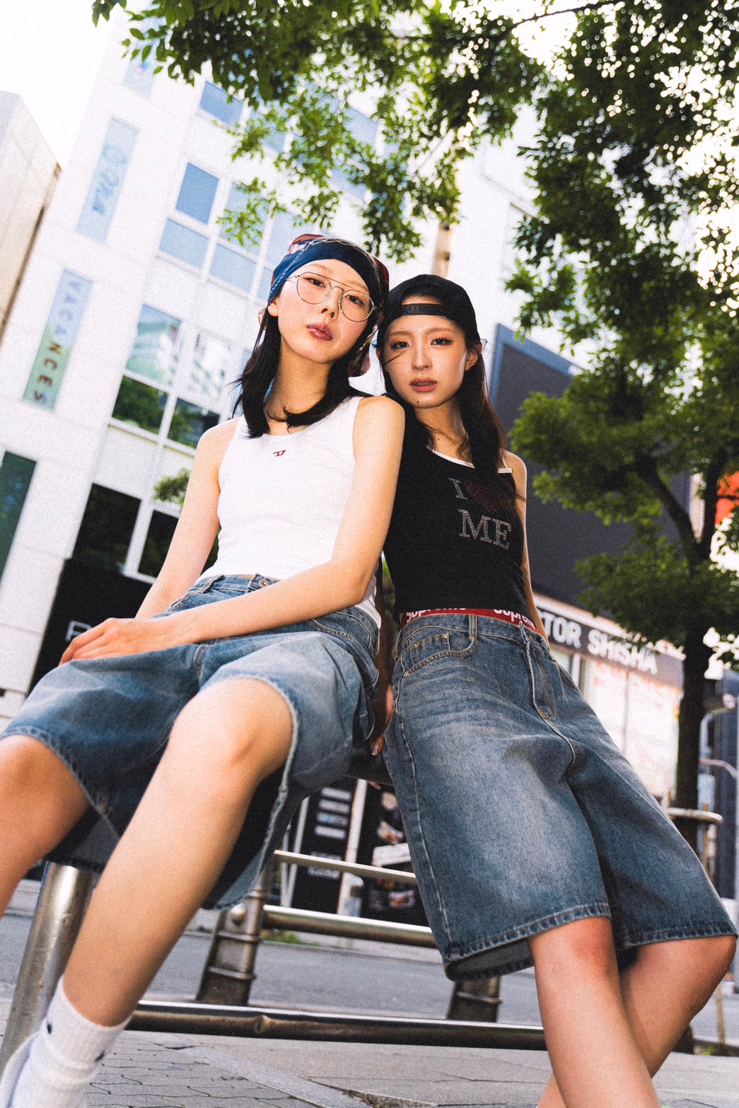 HALF DENIM PANTS