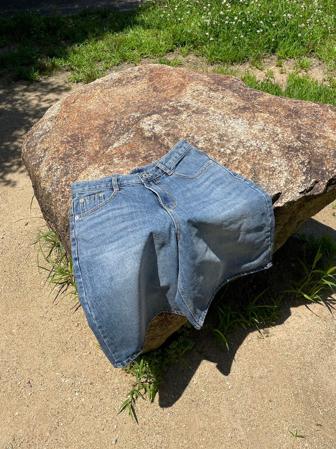 HALF DENIM PANTS