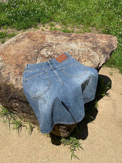 HALF DENIM PANTS
