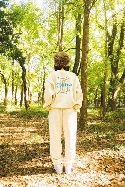 DIIVA stone logo sweat pants