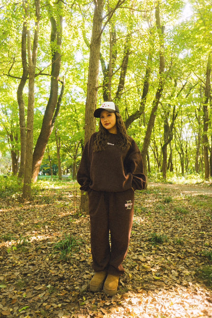 DIIVA stone logo sweat pants