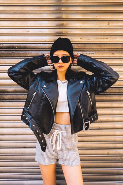 RIBBED KNIT HAT