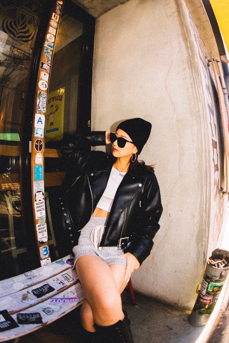 RIBBED KNIT HAT